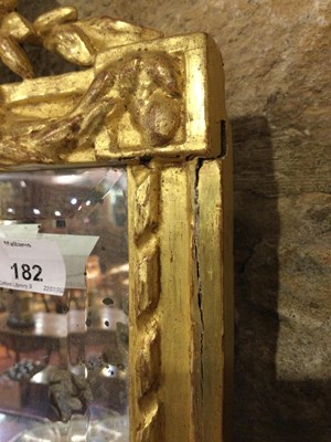 Lot 182 - A pair of 18th century Dutch gilded mirrors...