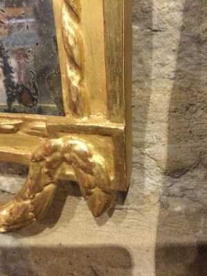 Lot 182 - A pair of 18th century Dutch gilded mirrors...