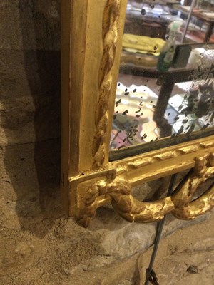 Lot 182 - A pair of 18th century Dutch gilded mirrors...
