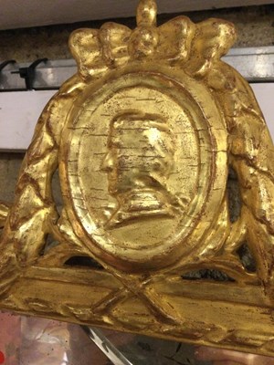 Lot 182 - A pair of 18th century Dutch gilded mirrors...