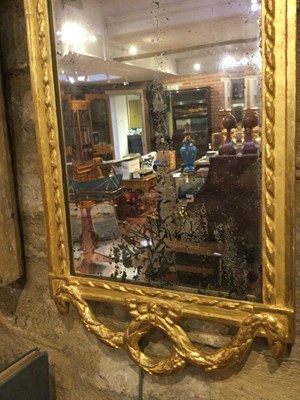 Lot 182 - A pair of 18th century Dutch gilded mirrors...