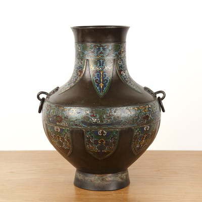 Lot 505 - Large archaic-style bronze vase Chinese, 19th...