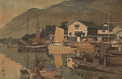 Lot 369 - Hiroshi Yoshida (1876-1950) 'Harbour of...