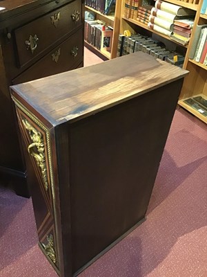Lot 177 - A French Louis XVI style marquetry kingwood...