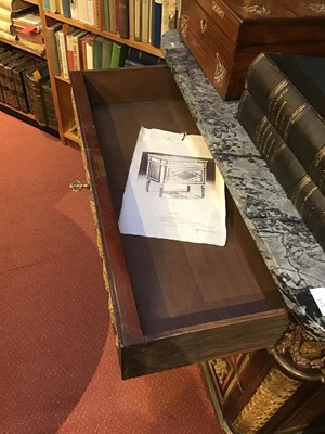 Lot 177 - A French Louis XVI style marquetry kingwood...