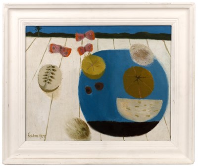 Lot 153 - Mary Fedden (1915-2012) The Blue Dish, 1977...