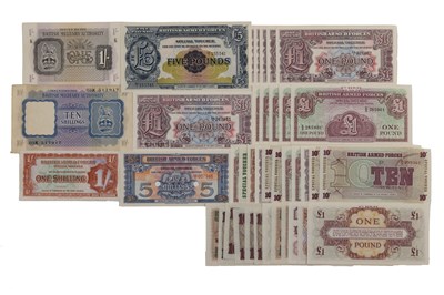 Lot 330 - A collection of various banknotes. Consisting...