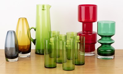 Lot 452 - Collection of Riihimäki glass comprising a...