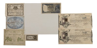 Lot 311 - A mixed group of paper money and other interest