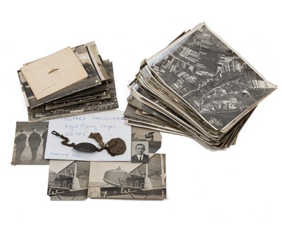 Lot 144A - A collection of black and white WWI period Photographs