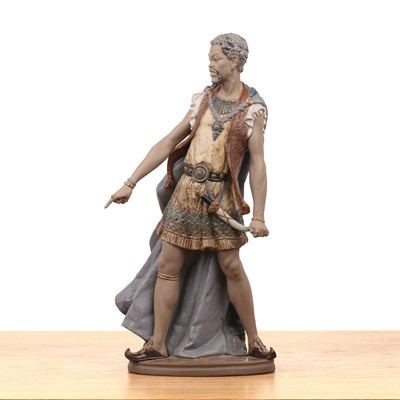 Lot Salvador Furio for Lladro 'Othello' Gres...