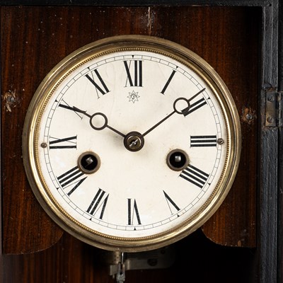 Lot 56 - A Continental musical wall clock