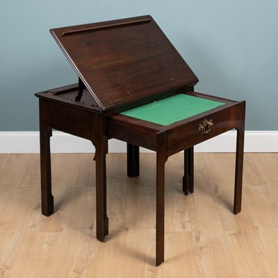 Lot 23 - A George III mahogany architect's table