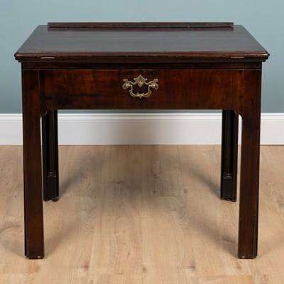 Lot 23 - A George III mahogany architect's table