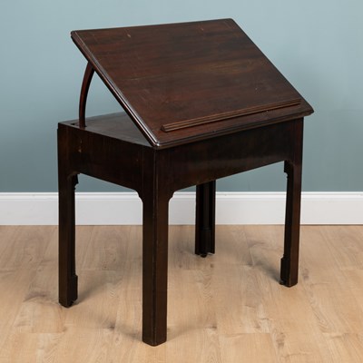 Lot 23 - A George III mahogany architect's table