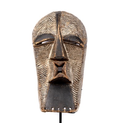 Lot 406 - An African Songye Kifwebe mask, Democratic...