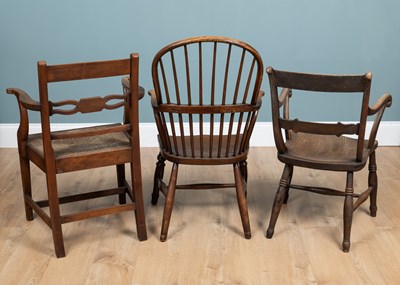 Lot 20 - Six country chairs