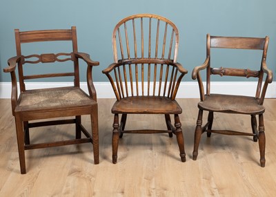 Lot 20 - Six country chairs