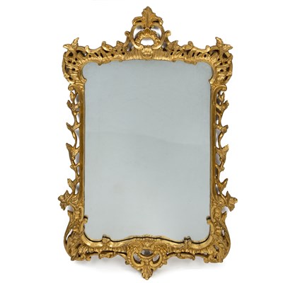 Lot 31 - A gilt, possibly Irish, mirror