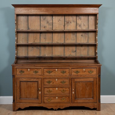 Lot 101 - A 19th century pitch pine dresser