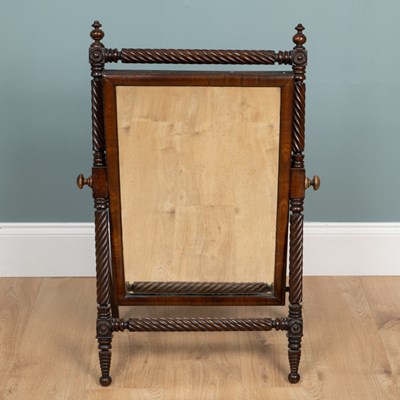 Lot 190 - A regency mahogany dressing table mirror