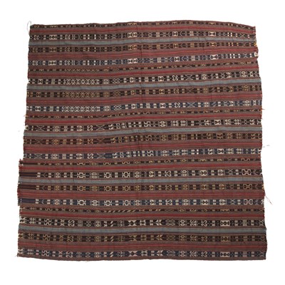 Lot 277 - A Persian nomadic tribal flat weave Jajim, 150...