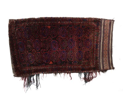 Lot 284 - An Afghan Baluch 'balisht' grain storage bag,...