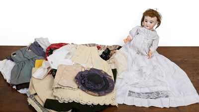 Lot 380 - A Simon & Halbig bisque-headed doll named Maggie