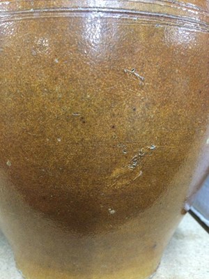 Lot 107 - A rare salt-glazed stoneware chemist jar...