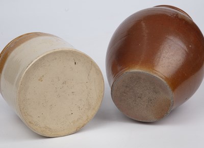 Lot 107 - A rare salt-glazed stoneware chemist jar...