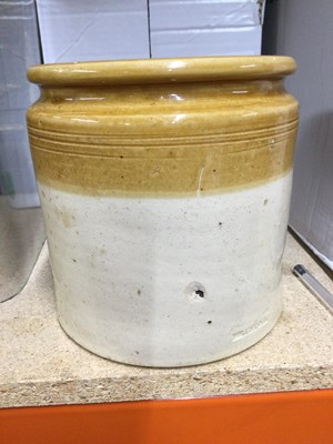 Lot 107 - A rare salt-glazed stoneware chemist jar...