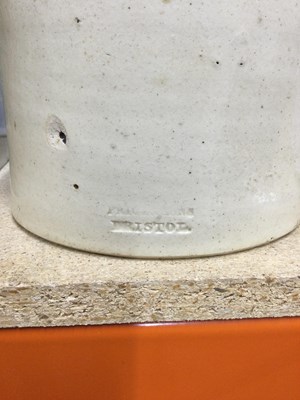 Lot 107 - A rare salt-glazed stoneware chemist jar...