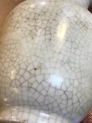 Lot 113 - A Chinese celadon vase with a Guangxu mark,...
