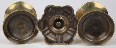 Lot 118 - Two late 17th century Duch Heemskerk brass...