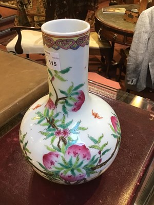 Lot 115 - A Chinese porcelain vase decorated with a...