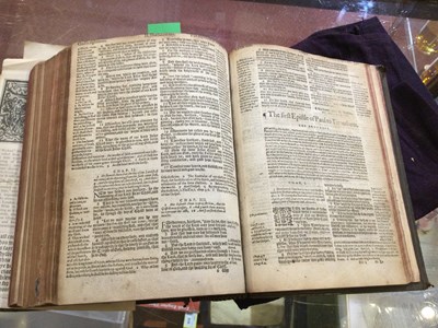 Lot 616 - A James I 'Breeches' Bible. Printed by Robert...