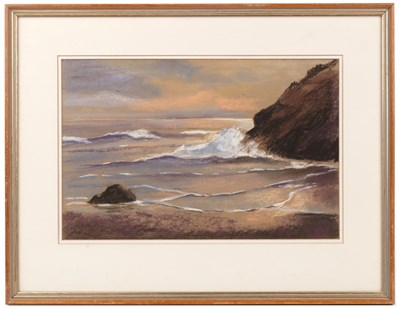 Lot 132 - E A Blackburn (Contemporary) 'Beach scene',...
