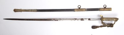 Lot 80 - A British 1827 pattern Naval officer's sword,...