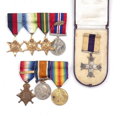 Lot WWI medals awarded to A H Christie to include...