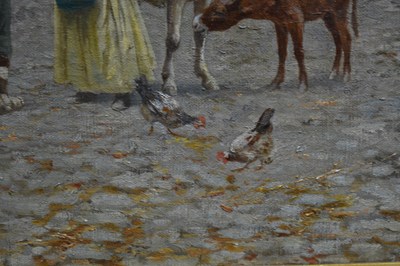 Lot 150 - Pietro Barucci (1845-1917) 'Roma', oil on...