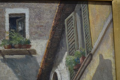 Lot 150 - Pietro Barucci (1845-1917) 'Roma', oil on...