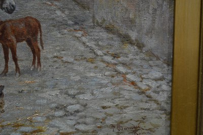 Lot 150 - Pietro Barucci (1845-1917) 'Roma', oil on...
