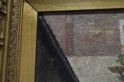 Lot 150 - Pietro Barucci (1845-1917) 'Roma', oil on...
