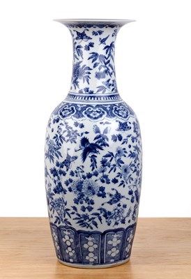 Lot 366 - Blue and white floor-standing vase Chinese,...