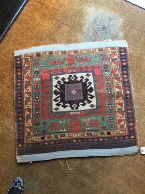 Lot 274 - A pair of antique Kurdish bag faces with...