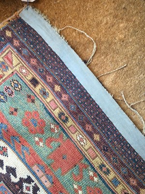 Lot 274 - A pair of antique Kurdish bag faces with...