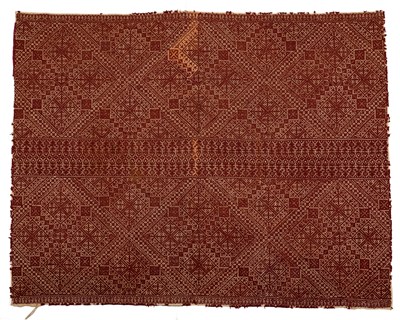 Lot 323 - A late 19th or early 20th century Morrocan Fez embroidered textile panel