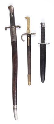 Lot A & A. S dress sword in leather and metal...