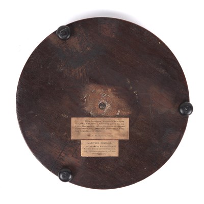 Lot 281 - (Nelson interest) Mariner's compass in a...