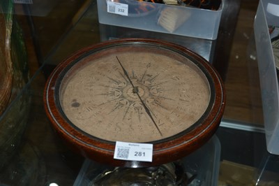 Lot 281 - (Nelson interest) Mariner's compass in a...